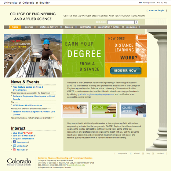 Websites: CAETE Website